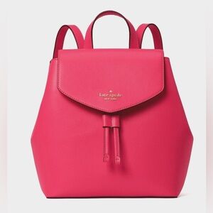 Kate Spade Saffiano Leather Medium Flap Backpack